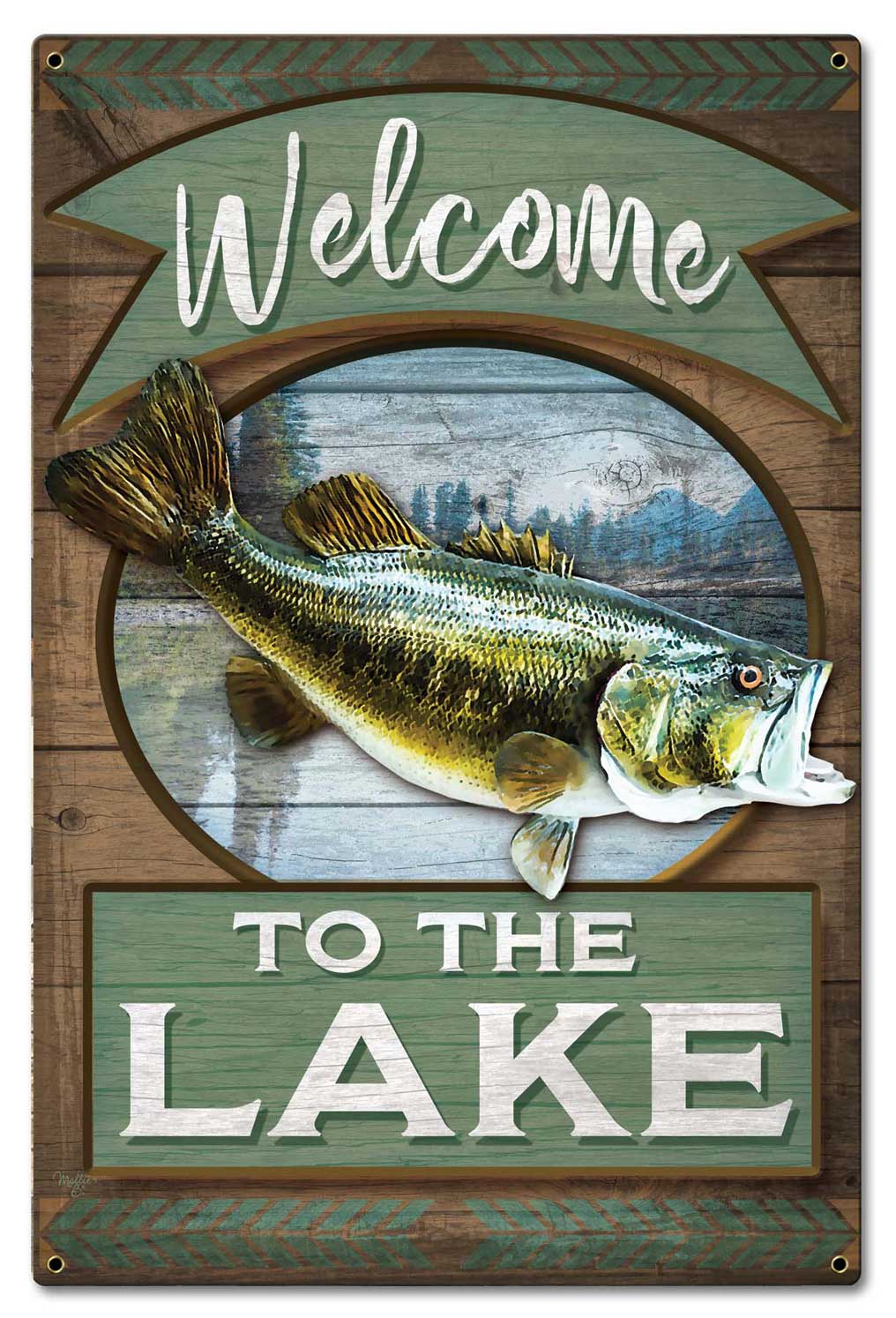 Welcome To The Lake 16 x 24