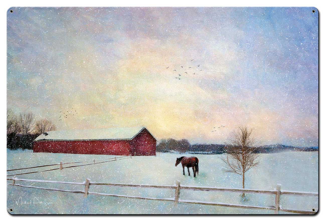 Horse Winter 36 x 24