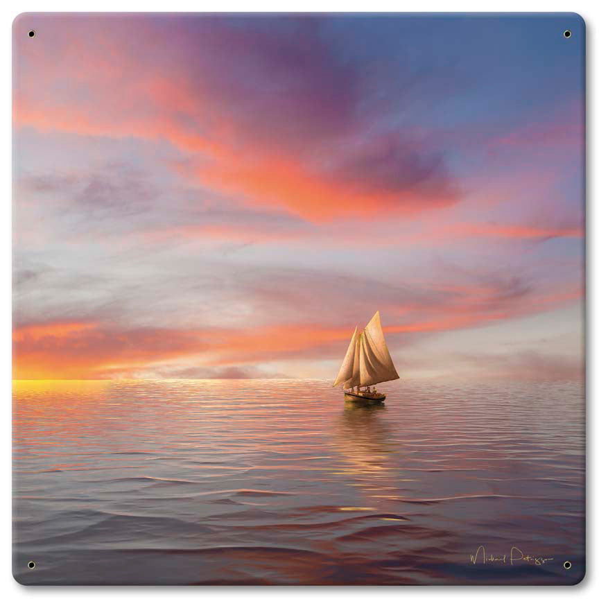Sailboat On The Water 12 x 12