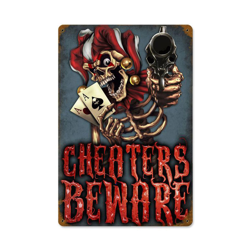 Cheaters Beware 12 x 18