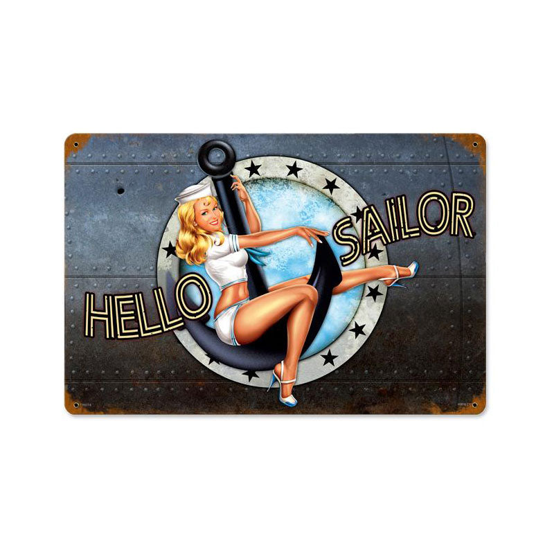 Hello Sailor 18 x 12