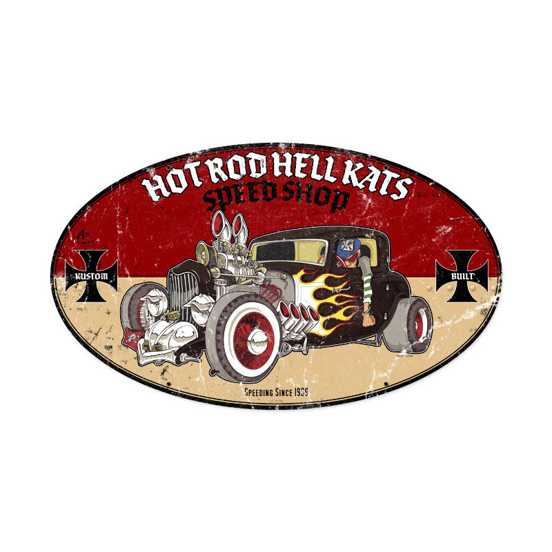 Hot Rod Hell Kats 24 x 14