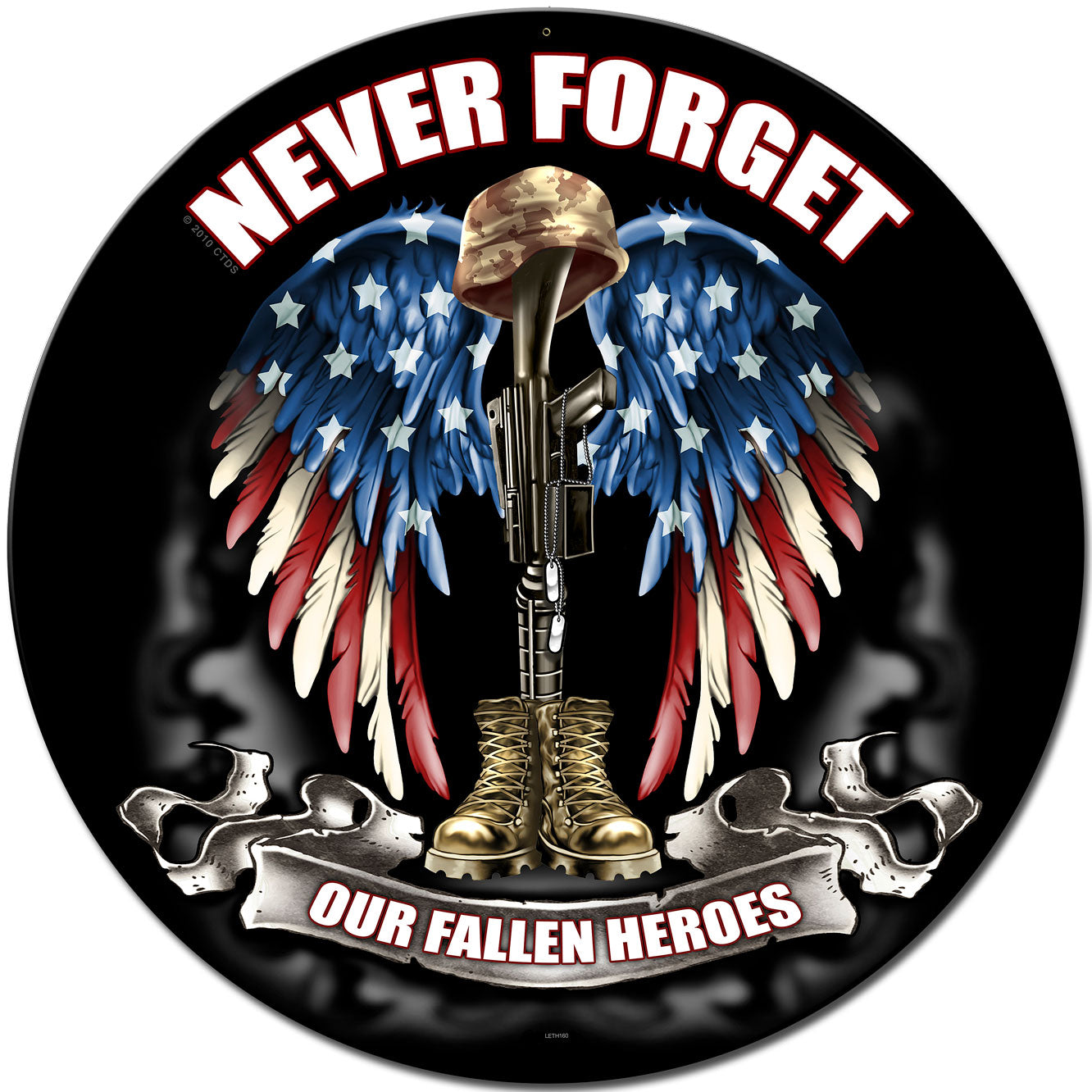 Never Forget 36 x 36
