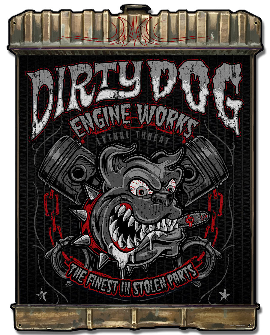 Radiator Dirty Dog 24 x 32