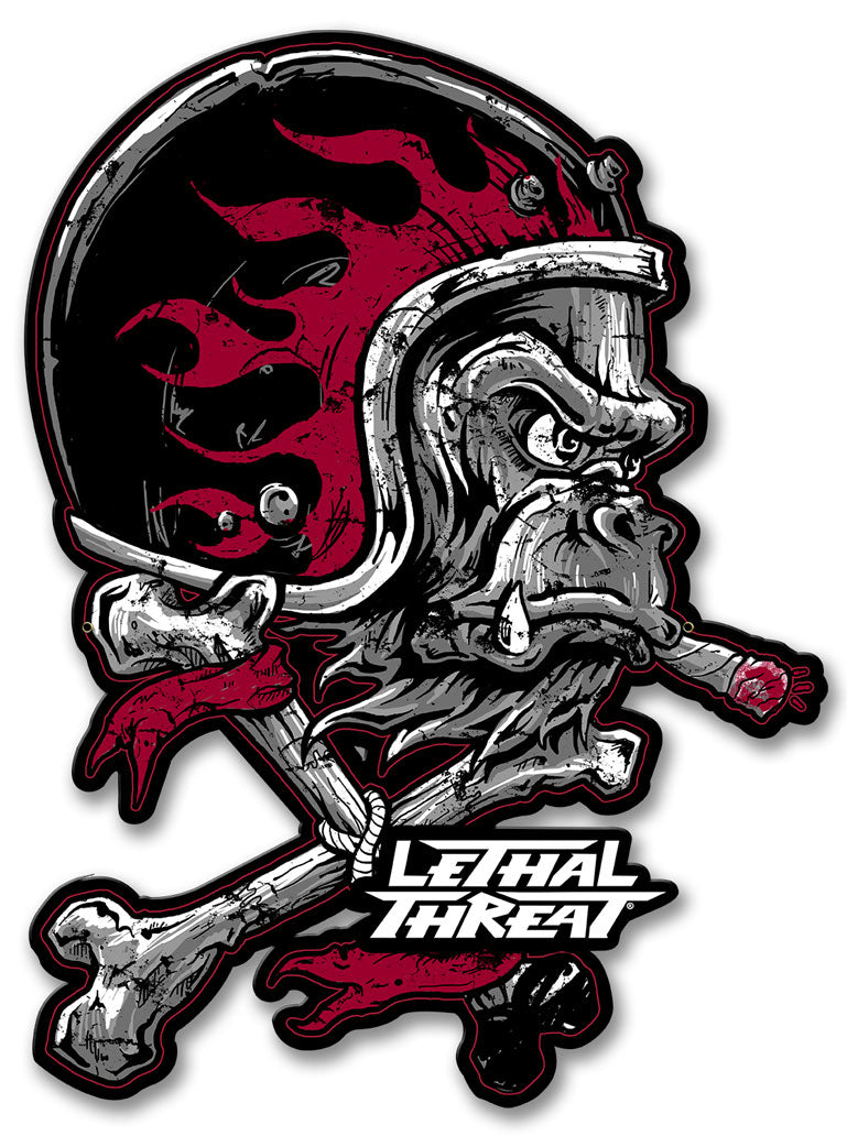 LETHAL THREAT GORILLA HELMET 14 X 19