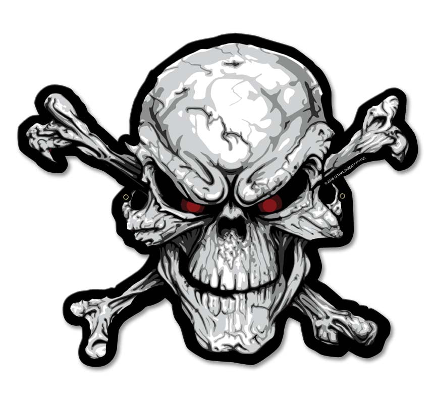 ANGRY SKULL 11 X 9