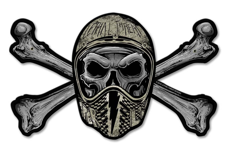HELMET SKULL 11 X 7