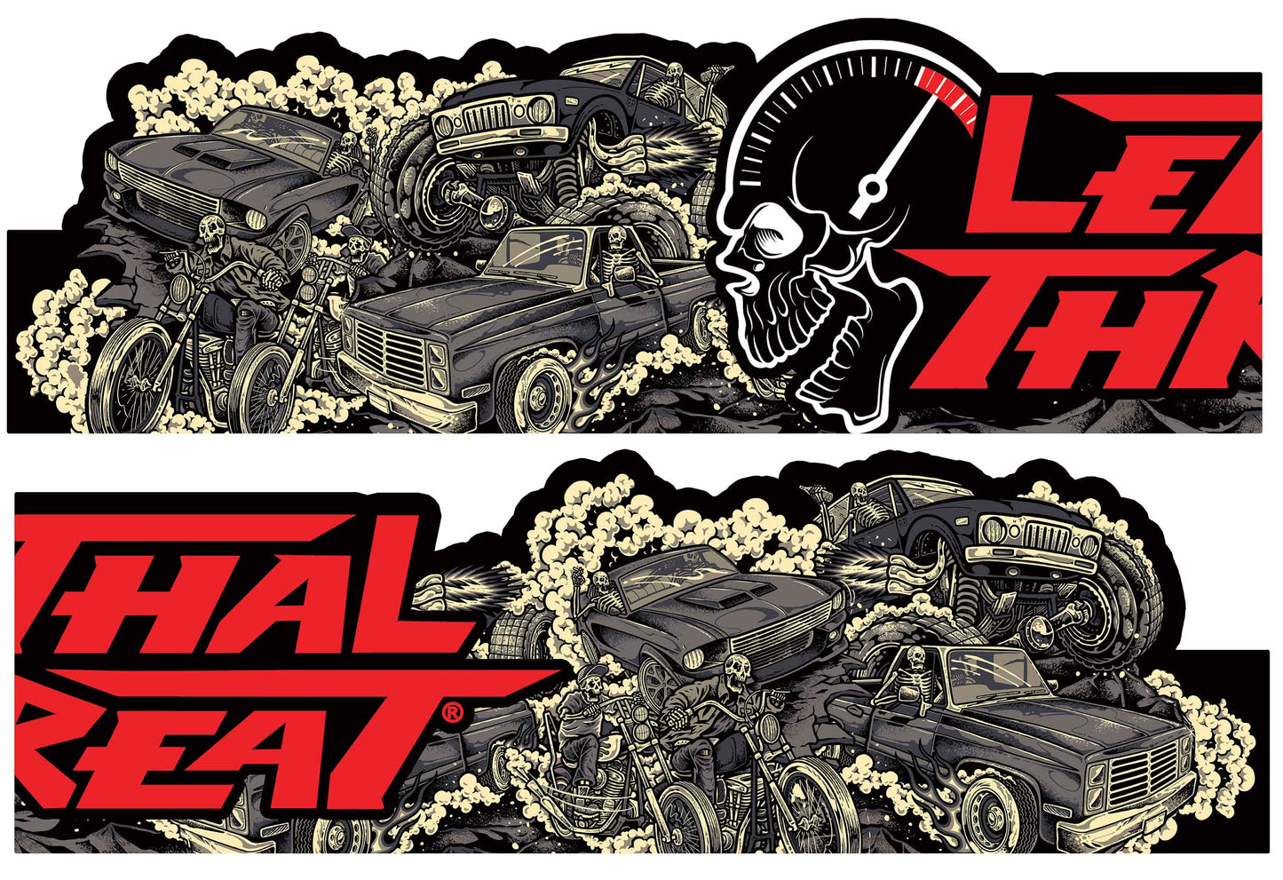 LETHA THREAT CENTER 2 PCS 94 X 16