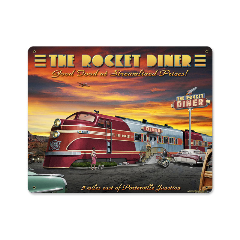 Rocket Diner 15 x 12