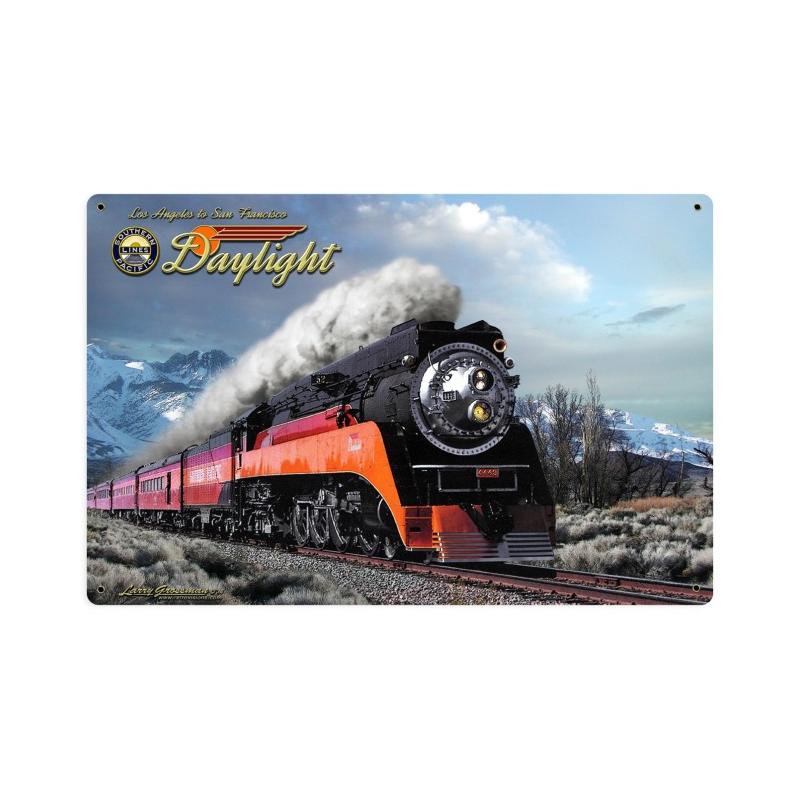 Daylight Winter Train 18 x 12