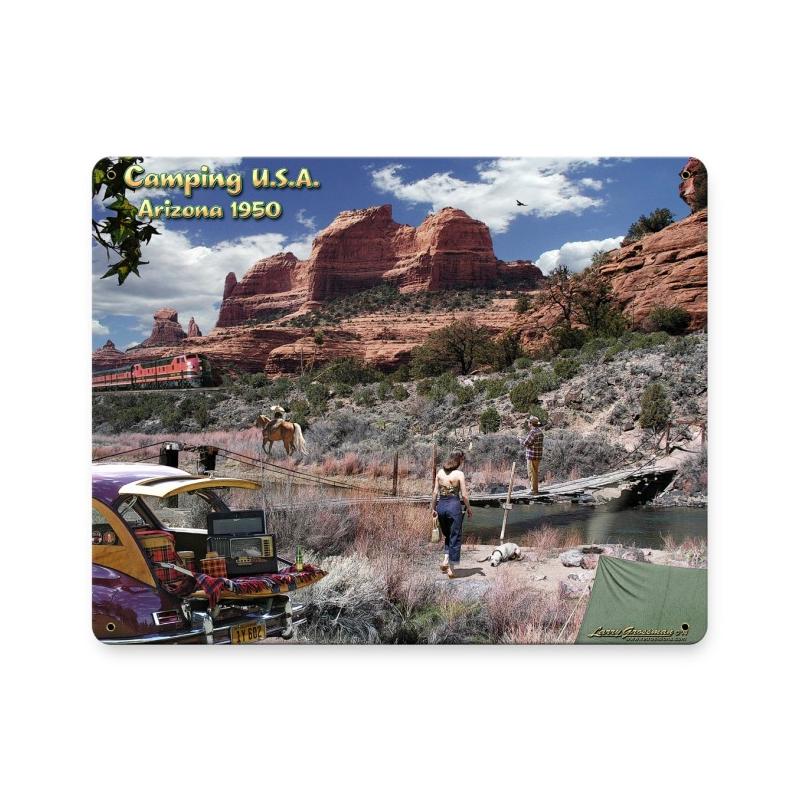 Camping Usa 1950 15 x 12