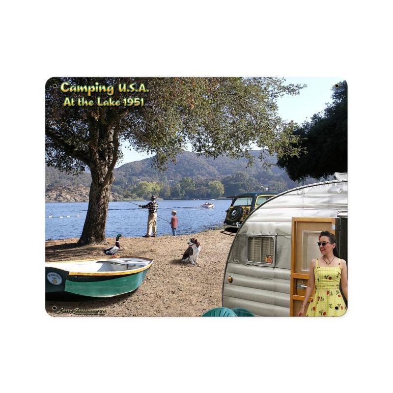Camping Usa 1951 15 x 12