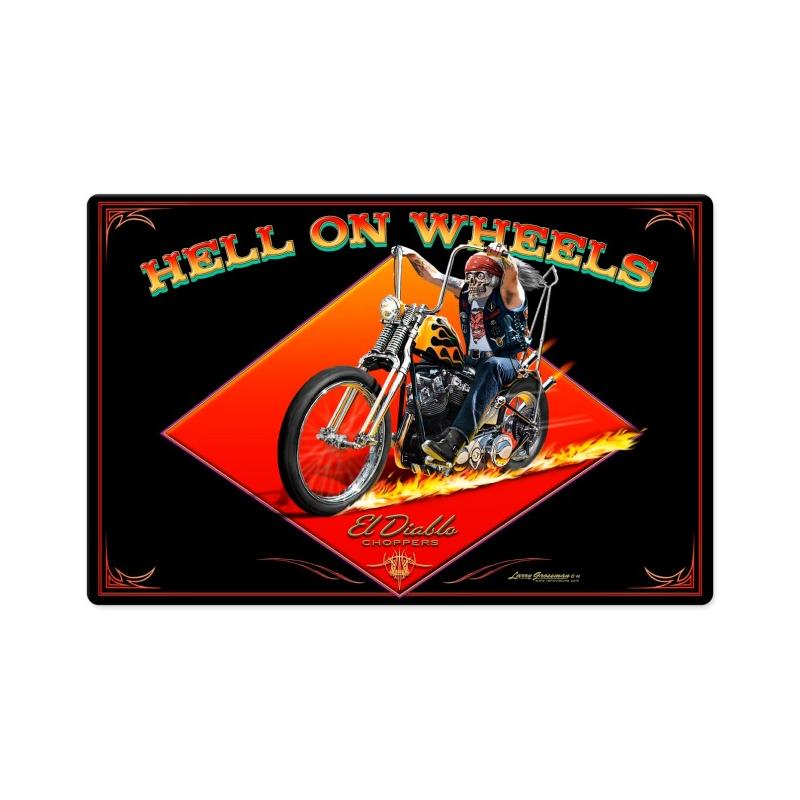 Hell On Wheels 18 x 12