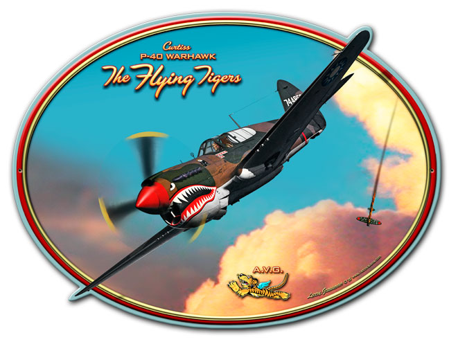 Flying Tiger 17 x 13