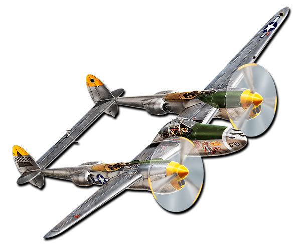 P-38 Lightning 16 X 14
