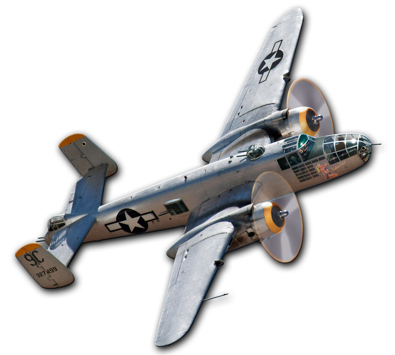 B-25 Mitchell Bomber 18 x 16