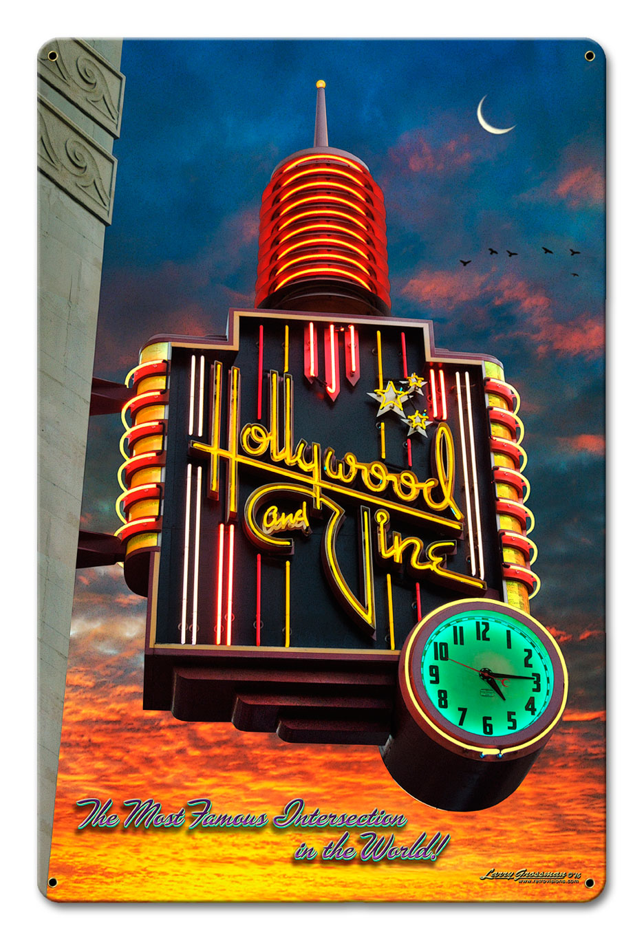 Hollywood And Vine 12 x 18