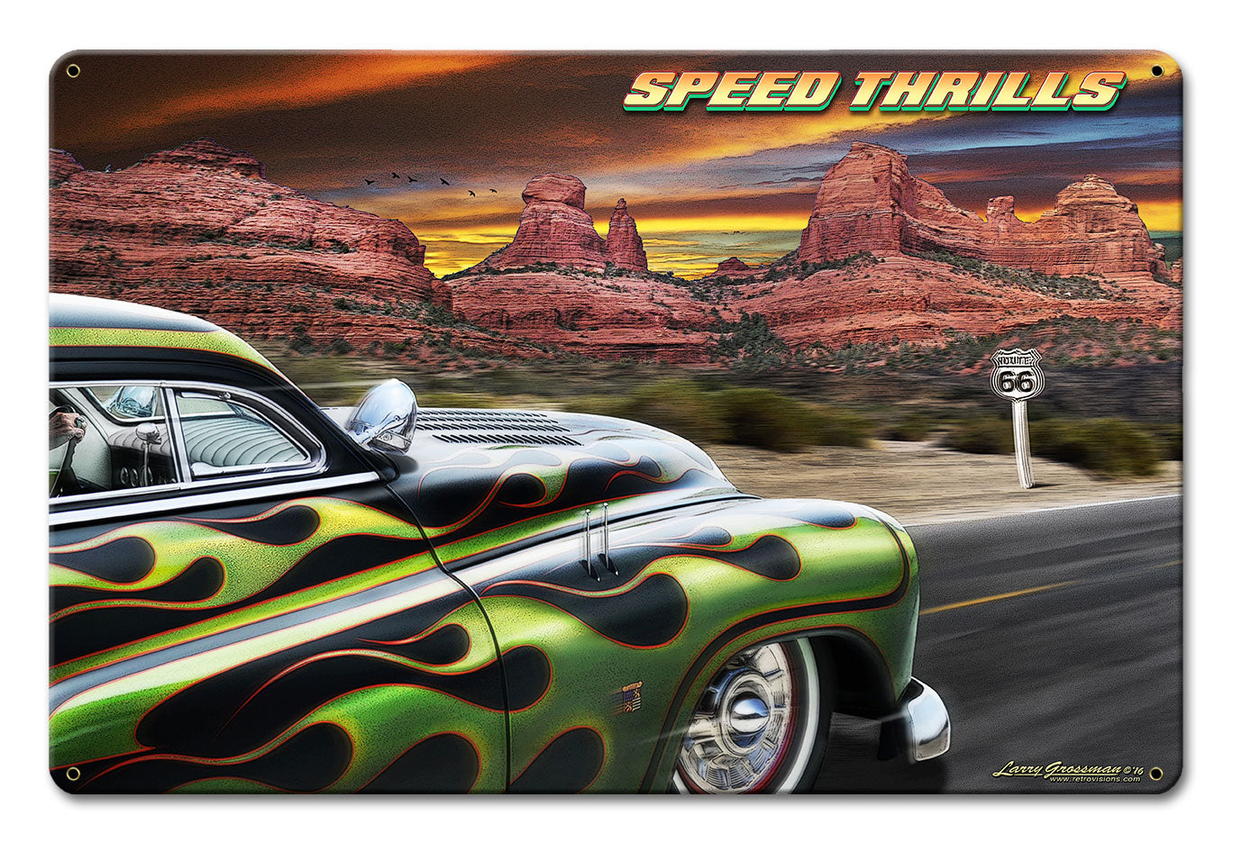 Speed Thrills 18 x 12
