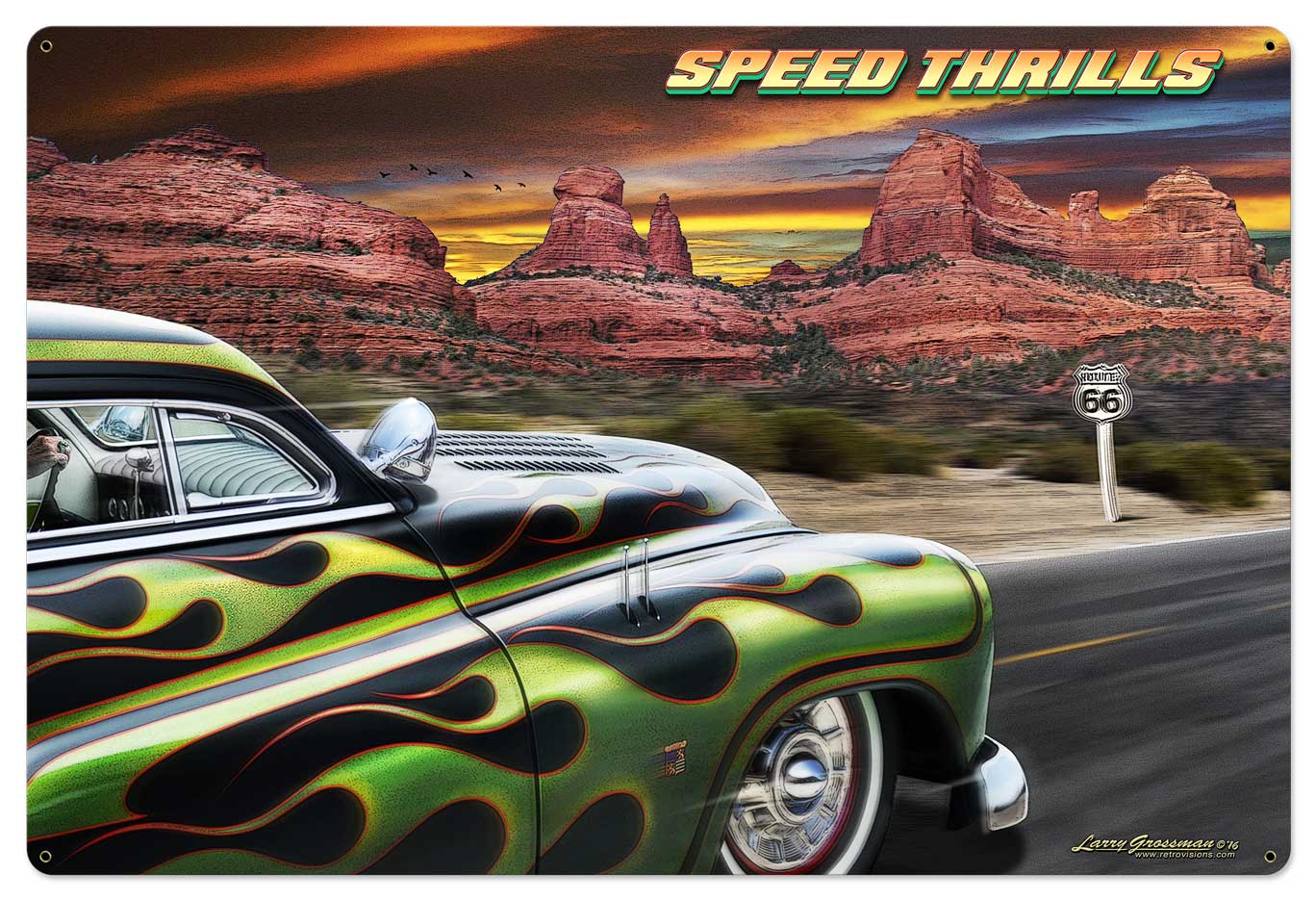 Speed Thrills 36 x 24
