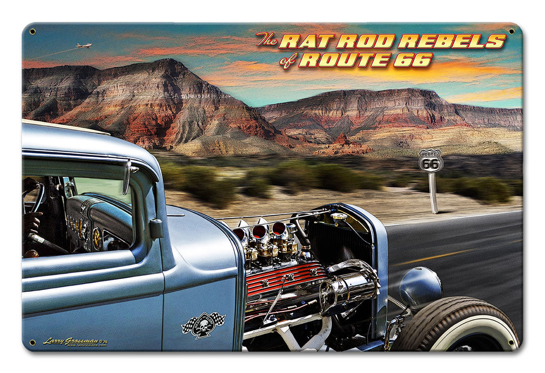 Rat Rod Rebels 18 x 12