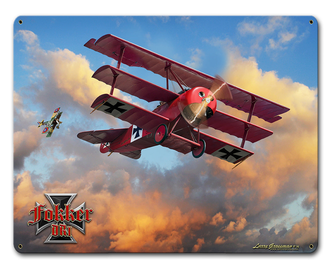 Fokker Tri-Plane 15 x 12