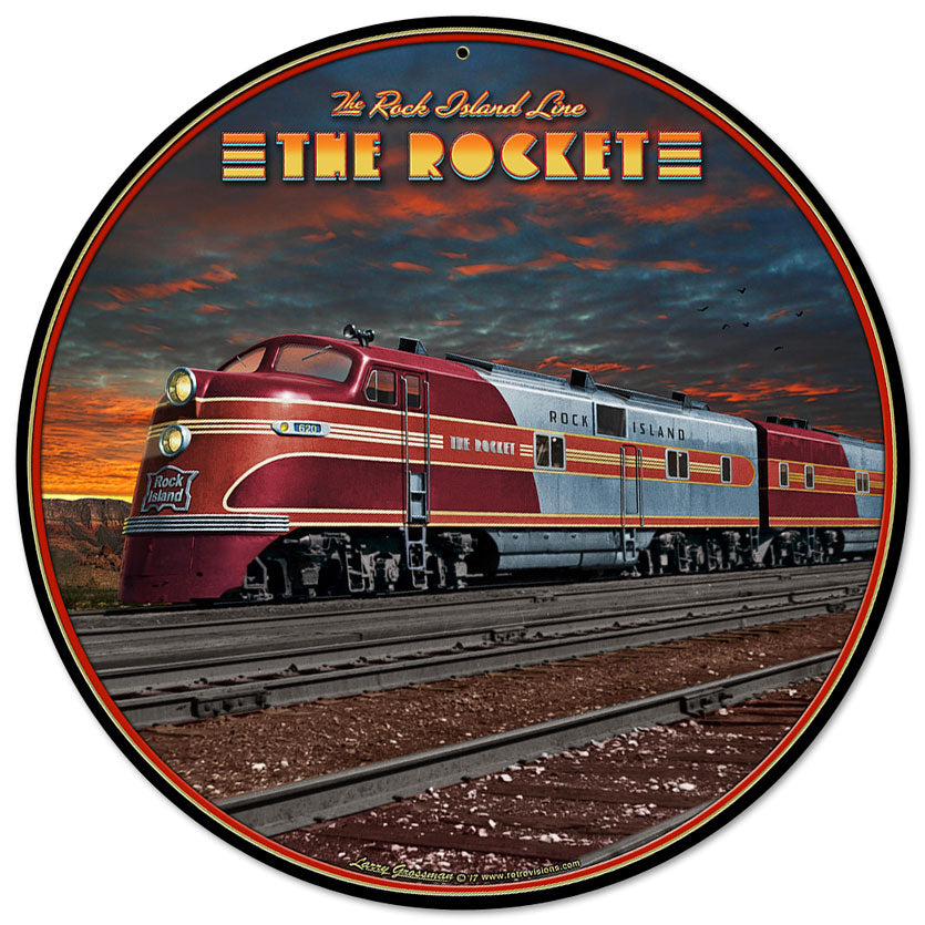 Rocket Train 14 x 14
