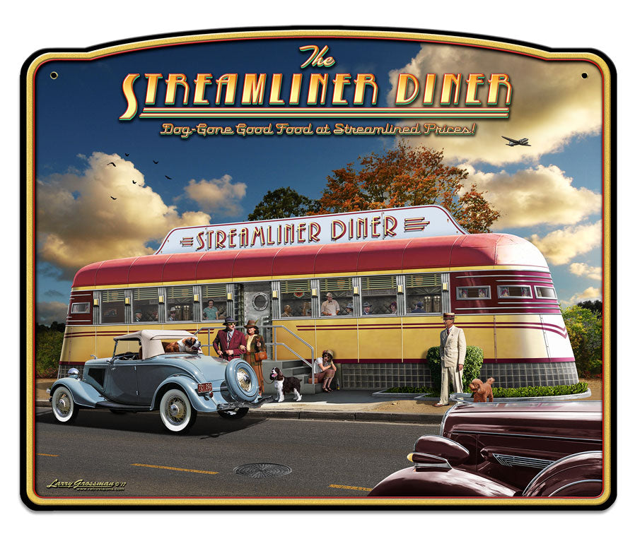 Streamliner Diner 28 x 23