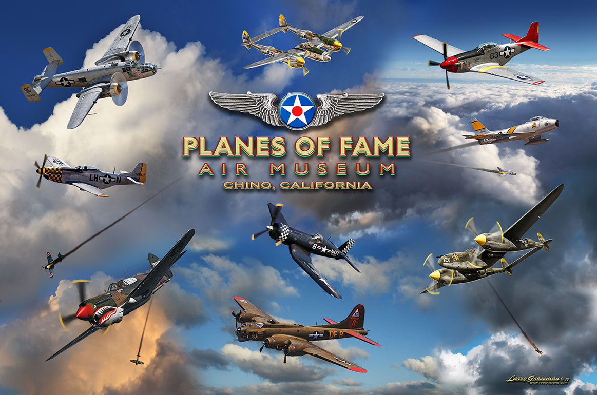 Planes Of Fame 18 X 12