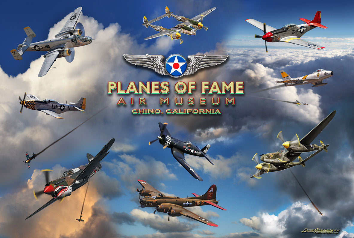 Planes Of Fame 24 X 36