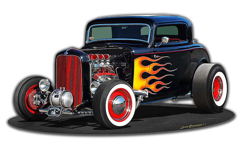 1932 Deuce Coupe 17 x 9