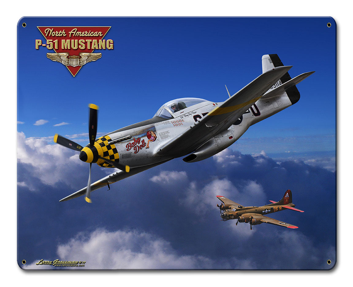 P-51 Mustang 12 x 15