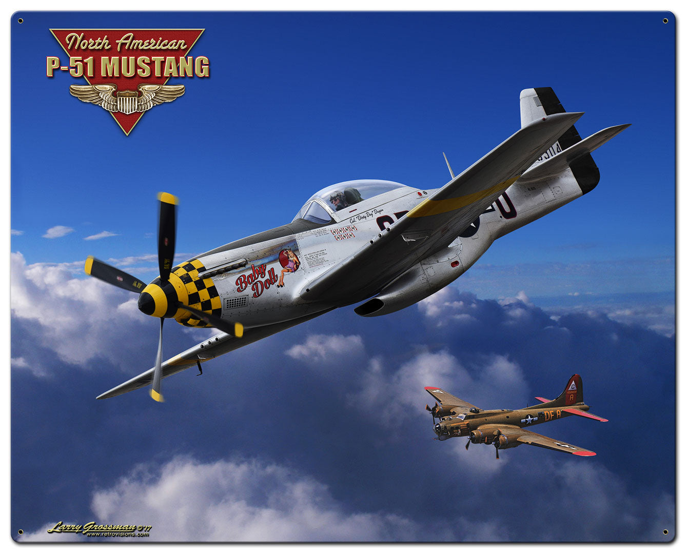 P-51 Mustang 24 x 30