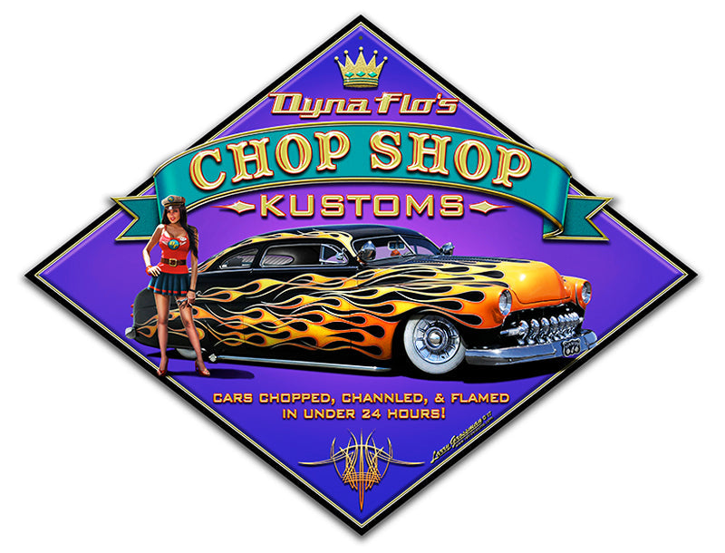 Dyna Flo'S Chop Shop 12 x 16