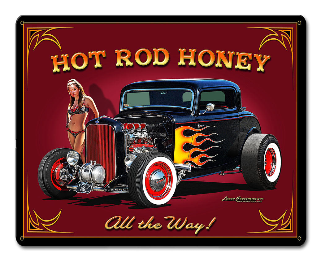 Hot Rod Honey 12 x 15