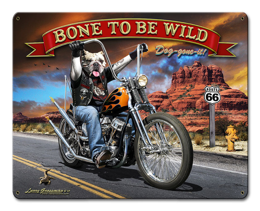 Bone To Be Wild 12 x 15