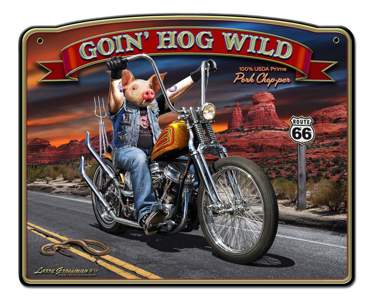Goin' Hog Wild 18x14