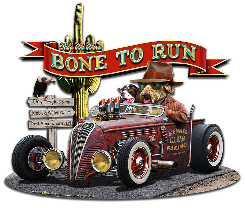 Bone To Run 16x14
