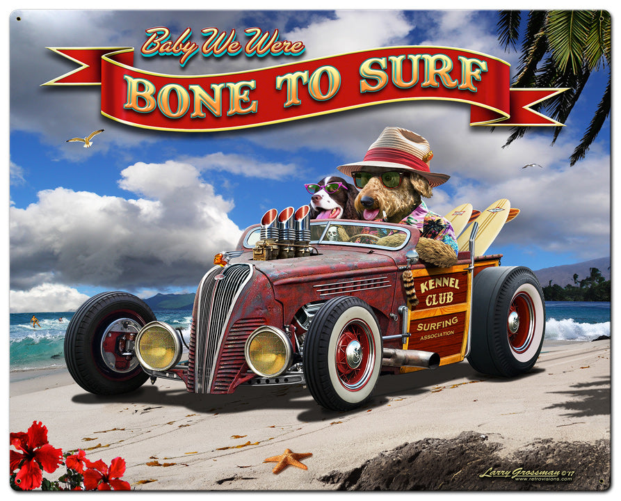 Bone To Surf 24 x 30
