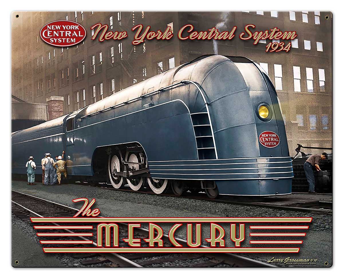 Ny Central Mercury 24 x 30