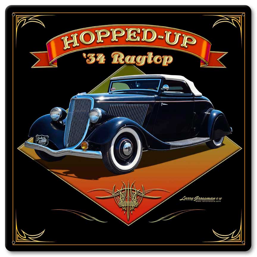 1934 Ragtop Rod 12 x 12