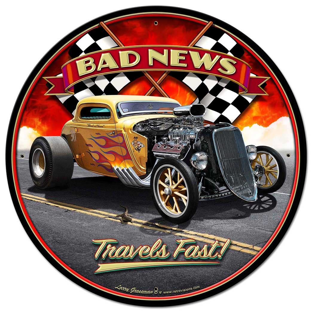 1933 Bad News 28 x 28