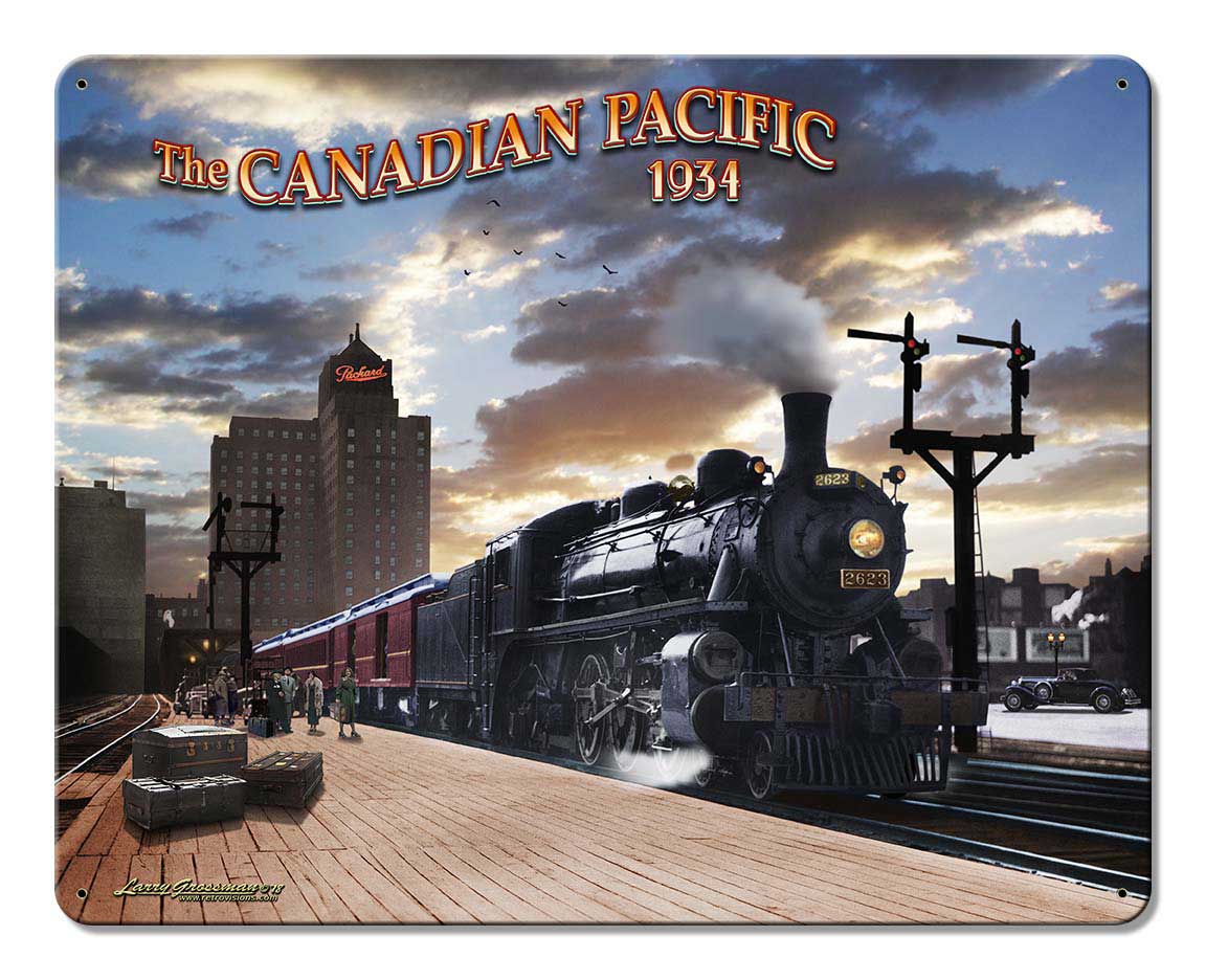 Canadian Pacific Train 15x12