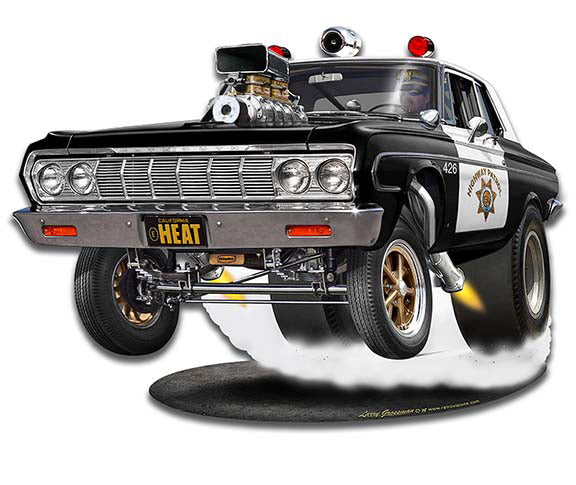 Mopar Cop Car 18 x 13