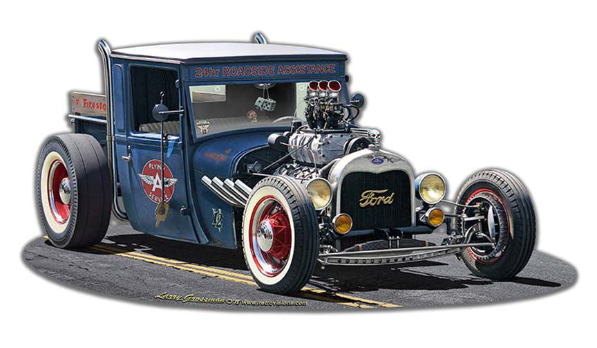 1929 Rat Rod Service 18 x 9