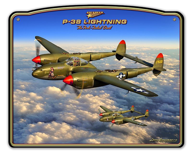 P-38 Lightning 18x15