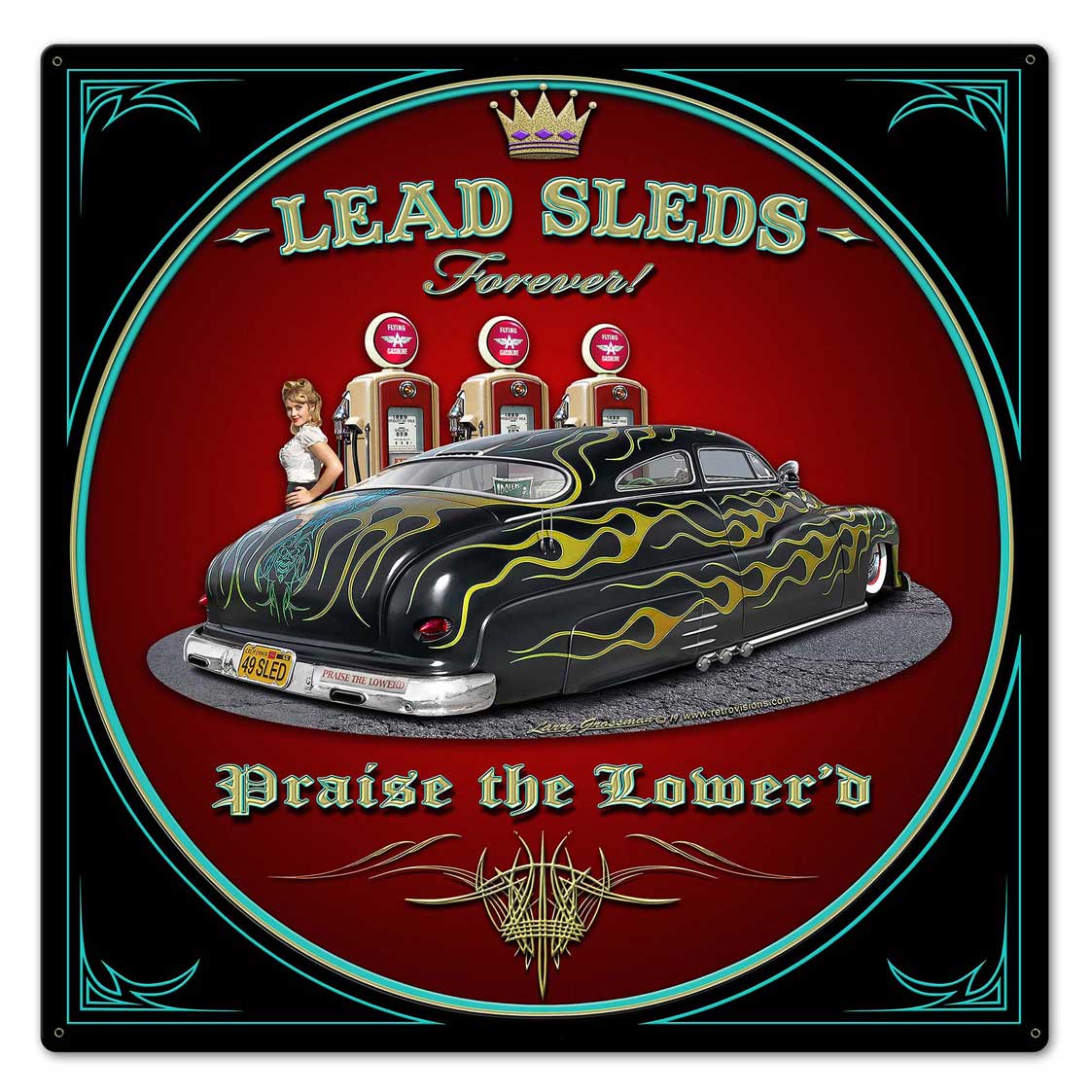 Led Sled Forever 24 x 24