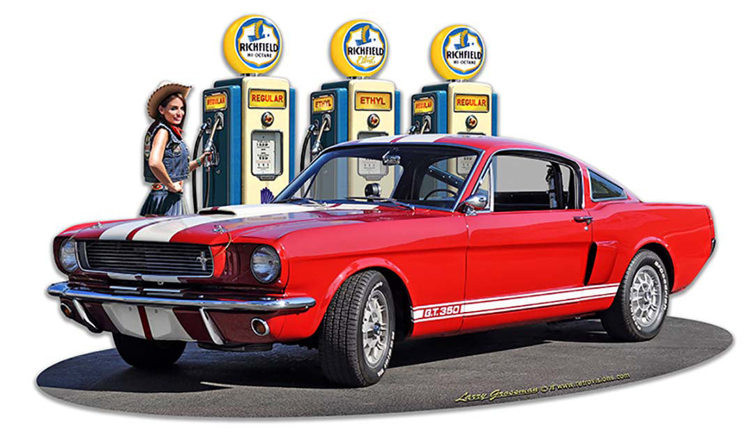 1966 Mustang Gt 350 Fill-Up Wg 18 x 11