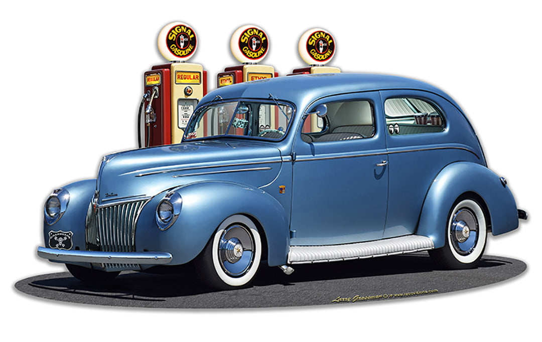1939 Rod Sedan Fill-Up 18 x 10