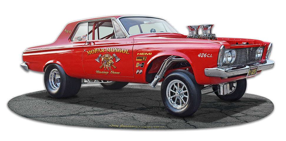 1963 Plymouth Gasser 18 x 8
