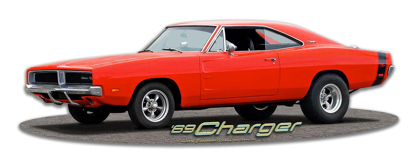 1969 Dodge Charger 18x6